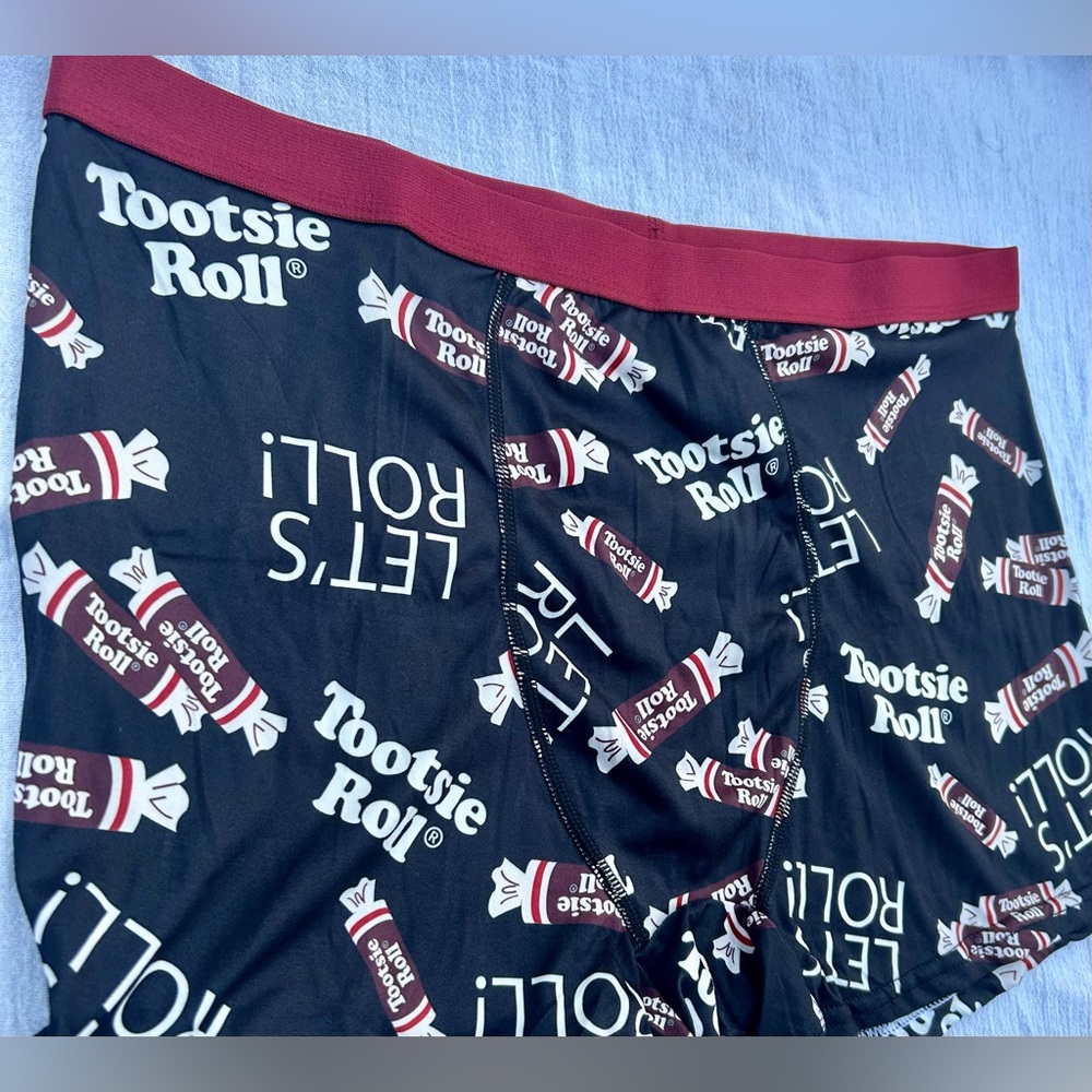 Tootsie Roll Let’s Roll! Boxer briefs Underwear Size XL Candy Chocolate - Picture 2 of 5